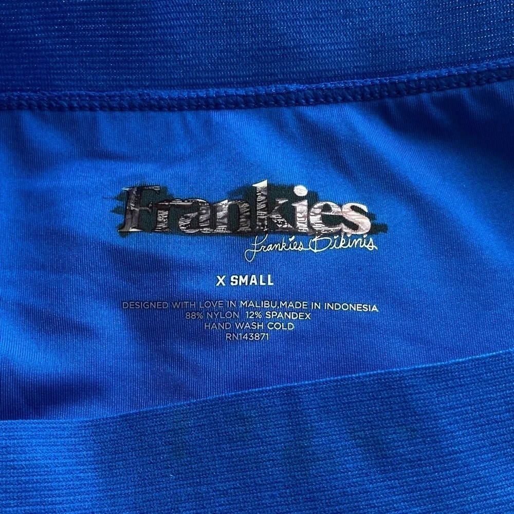 New! Frankie's Bikinis Cole Cheeky Ribbed Bikini Bottom 14731
